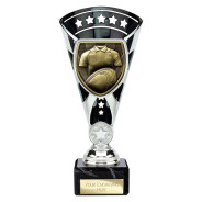Cobra Star Cup Rugby Shirt & Ball Silver & Black