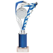Frenzy Multisport Tube Trophy Silver & Blue 