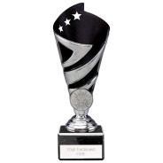 Hurricane Multisport Plastic Cup Silver & Black 