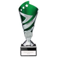 Hurricane Multisport Plastic Cup Silver & Green 