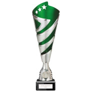 Hurricane Altitude Plastic Cup Silver & Green 