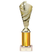 Hurricane Multisport Plastic Tube Cup Gold 