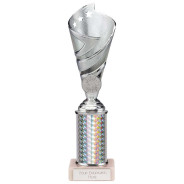 Hurricane Multisport Plastic Tube Cup Silver 