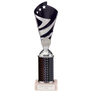 Hurricane Multisport Plastic Tube Cup Silver & Black 