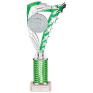 Frenzy Multisport Tube Trophy Silver & Green 