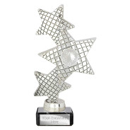 Trinity Star Multisport Plastic Trophy Silver