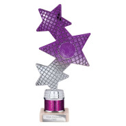 Trinity Star Multisport Tube Trophy Purple & Silver