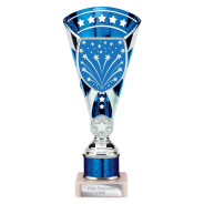 Cobra Star Multisport Tube Trophy Silver & Blue