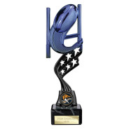 Innov8 Rugby Plastic Trophy Blue & Black 