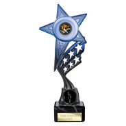 Innov8 Star Plastic Trophy Blue & Black