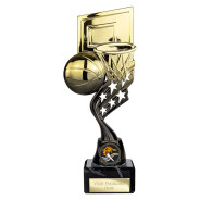 Innov8 Basketball Plastic Trophy Gold & Black