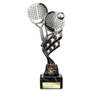 Innov8 Padel Plastic Trophy Silver & Black