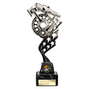 Innov8 Motorsport Plastic Trophy Silver & Black
