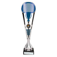 Eclectic Trophy Silver & Blue