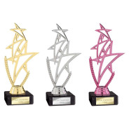 Rising Star Multisport Trophy Gold, Pink or Silver