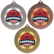 American Football 70mm Medal