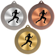 Female Athletics 70mm Medal