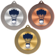 Badminton 70mm Medal