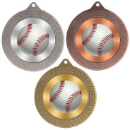 Baseball 70mm Medal