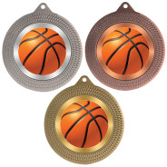 Basketball 70mm Medal