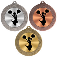 Cheerleading 70mm Medal