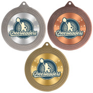 Cheerleading 70mm Medal