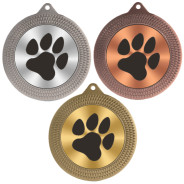 Dog 70mm Medal