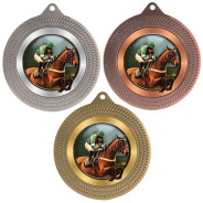 Equestrian 70mm Medal