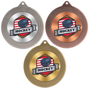 Hockey 70mm Medal