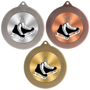 Ice Skating 70mm Medal