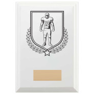 American Football Reward Plaque In Arctic White