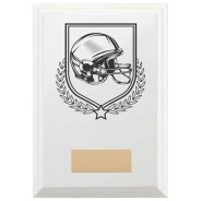 American Football Reward Plaque In Arctic White