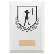 Archery Reward Plaque In Arctic White