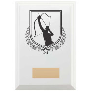Archery Reward Plaque In Arctic White