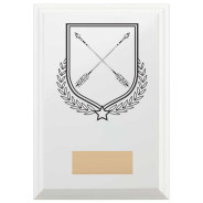 Archery Reward Plaque In Arctic White