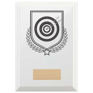 Archery Reward Plaque In Arctic White