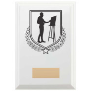 Art Reward Plaque In Arctic White