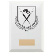 Art Reward Plaque In Arctic White