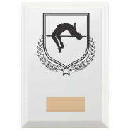 Pole Vault Reward Plaque In Arctic White