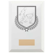 Bowls Reward Plaque In Arctic White