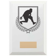 Bowls Reward Plaque In Arctic White