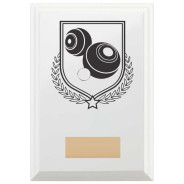 Bowls Reward Plaque In Arctic White