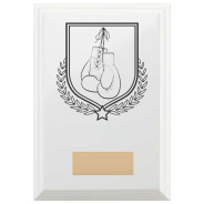 Boxing Reward Plaque In Arctic White
