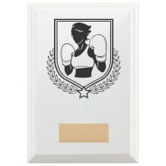 Boxing Reward Plaque In Arctic White