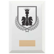 Chess Reward Plaque In Arctic White