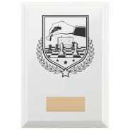Chess Reward Plaque In Arctic White