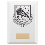 Cheerleading Reward Plaque In Arctic White