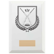 Clay Pigeon Reward Plaque In Arctic White