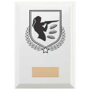 Clay Pigeon Reward Plaque In Arctic White