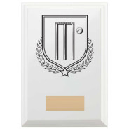 Cricket Reward Plaque In Arctic White